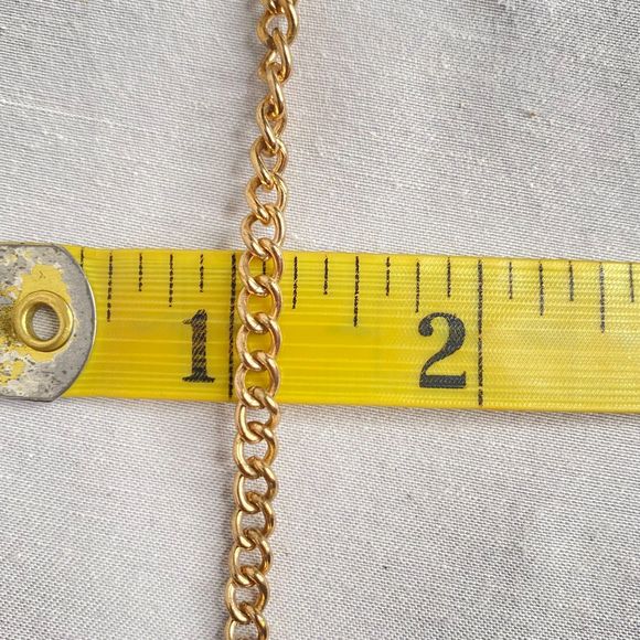 Signed Bib Necklace Fruity Pebbles Teardrop Acrylic Beads On Gold Tone Chain - Picture 7 of 12